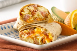 Ham and egg wraps