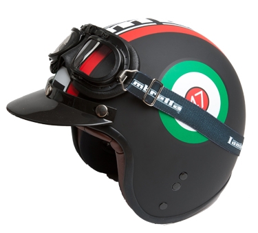 Lambretta 'Nero' by Heritage Helmets