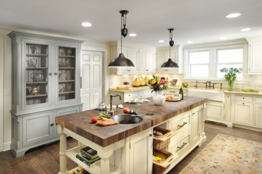 Country Kitchen. Everything Where It Should Be.