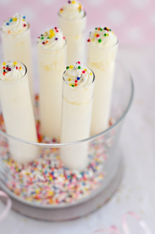 Boozy Birthday Cake Shots