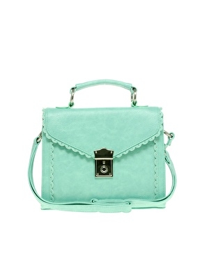 Scallop Edge Satchel