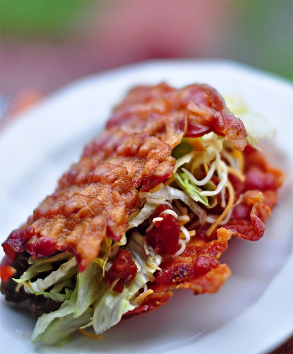 Taco Shells Made Out Of Bacon