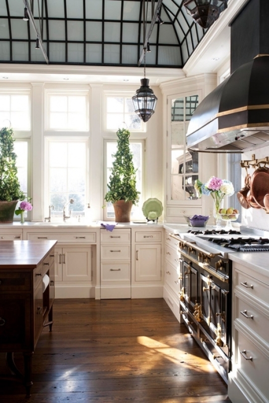 Beautiful Kitchen with Unique Ceiling