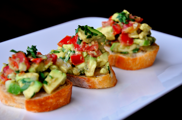 Guacamole Bruschetta