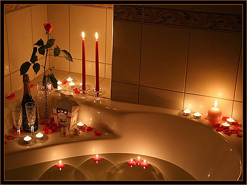 Romantic Bath Time!