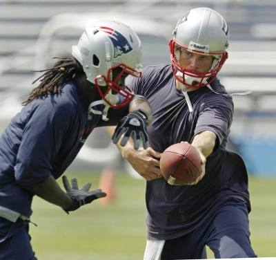 Joseph Addai settling in with Pats