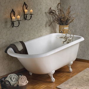 Claw foot bath tub