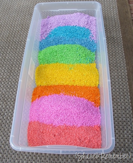 coloured rice