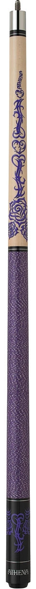 Purple Tribal flower and hearts design