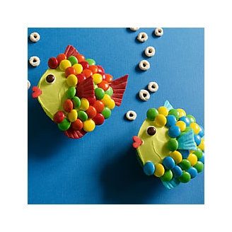 Rainbow Trout Cupcake