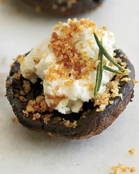 Goat Cheese-Stuffed Mushrooms