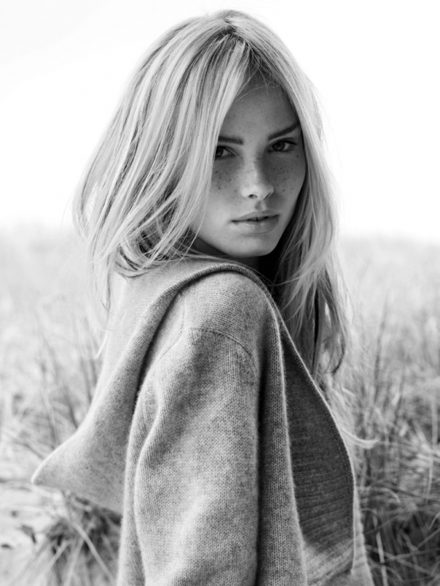 Fave this black and white portrait of this young woman