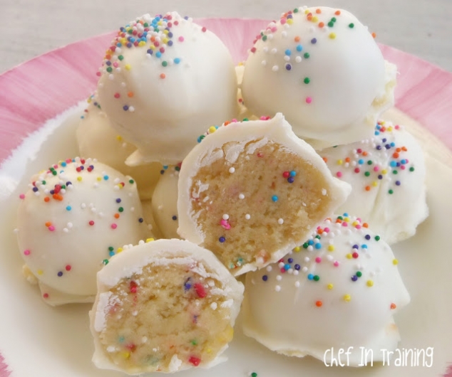 No-Bake Cake Batter Truffles