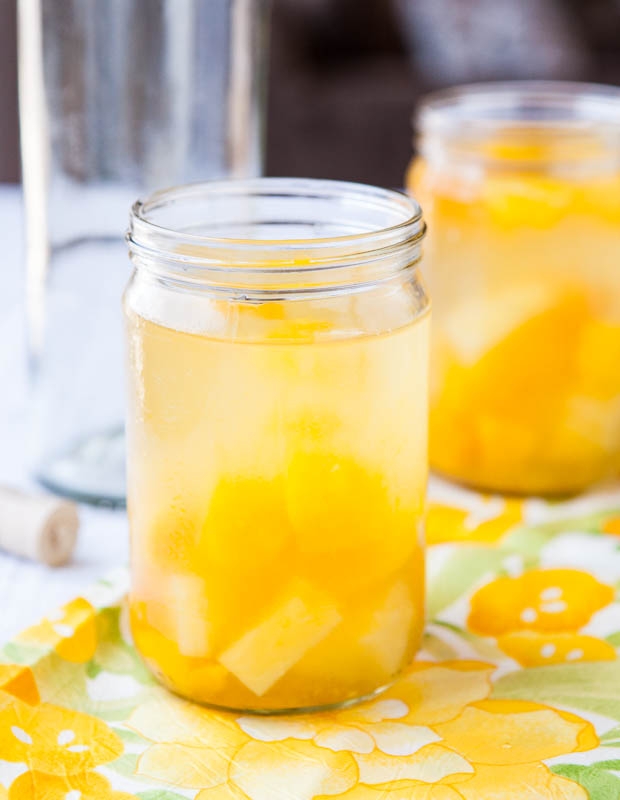 Peach Mango Pineapple White Sangria