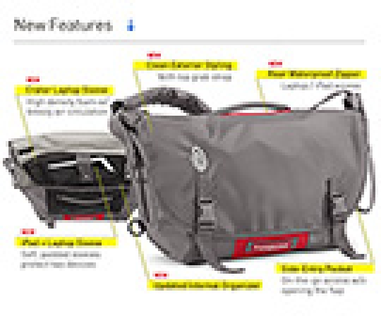 D-Lux Laptop Messenger Bondage 2012 by Timbuk2