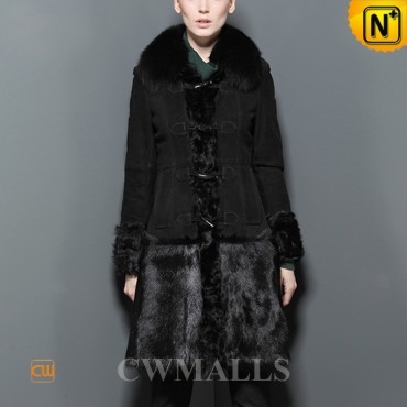 Manchester Long Sheepskin Shearling Coat CW605501
