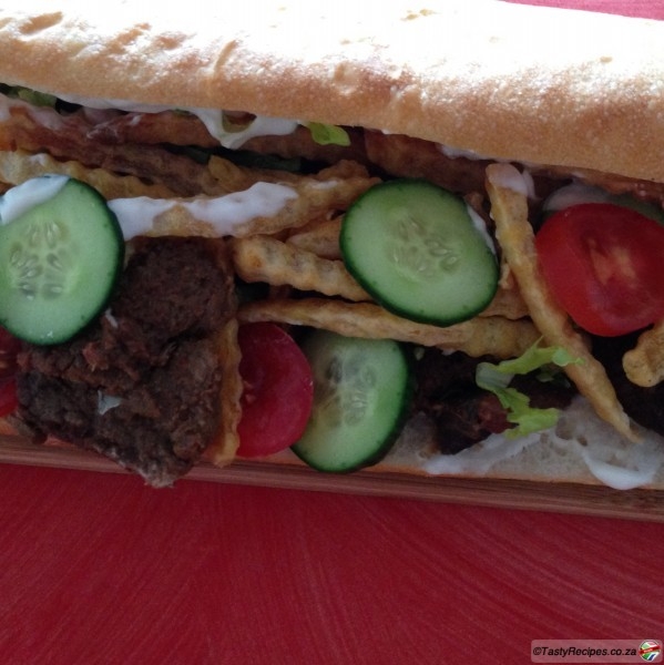 Masala Steak Gatsby Sandwich Recipe