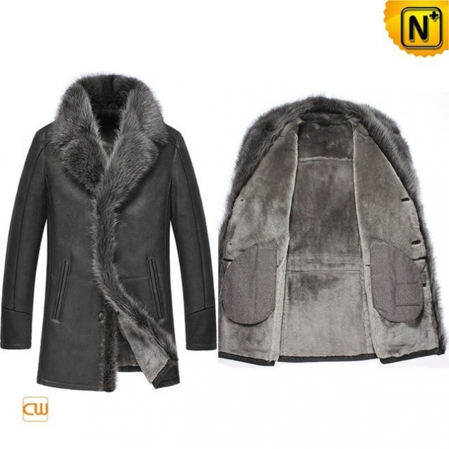 Melbourne Mens Fur Trimmed Coat CWMALLS