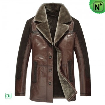 Mens Brown Sheepskin Coats CW877145