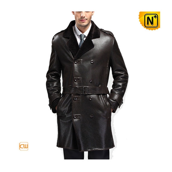 Mens Long Shearling Coat CW868905
