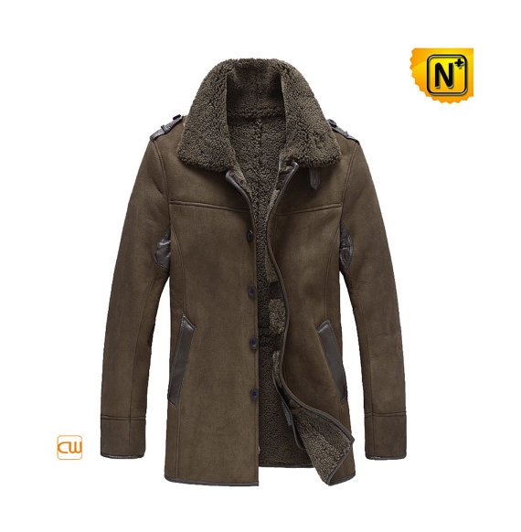 Mens Shearling Coat Jacket CW878136
