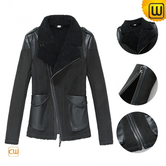 Merino Shearling Cropped Jacket CW640102