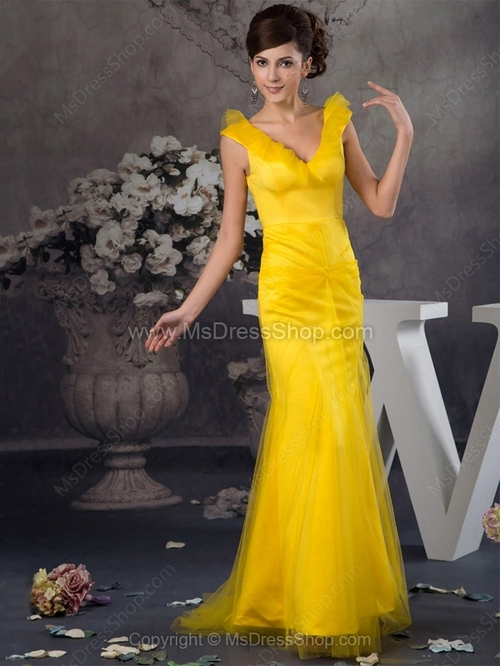 mermaid prom dress