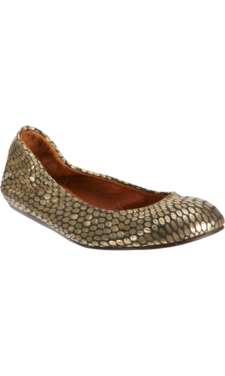 Metallic Dot Ballet Flat