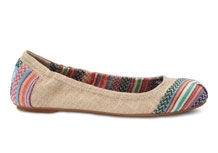 MIXED WOVEN BURLAP VEGAN WOMEN'S PLAYA SANDALS