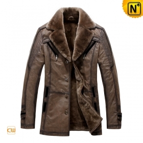  Moscow Winter Lamb Shearling Coat for Men CW819173