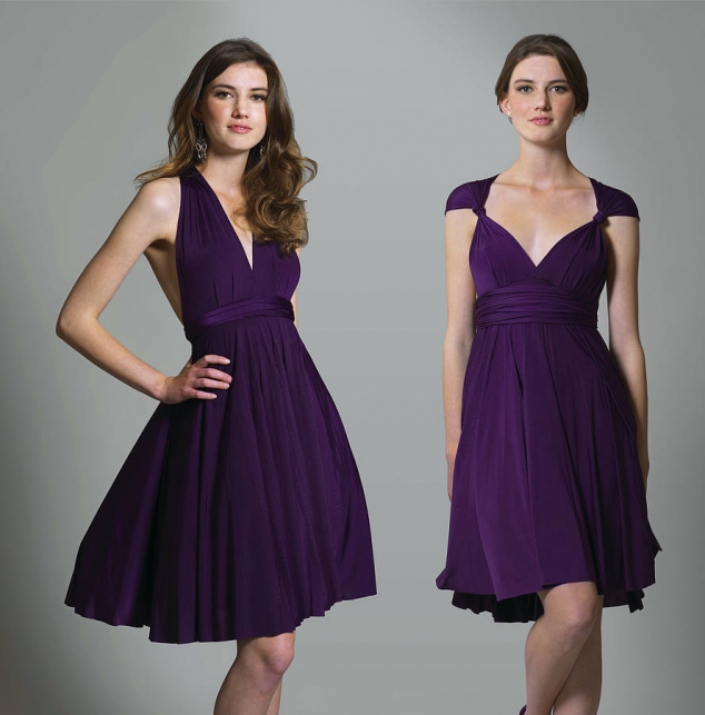 Multiway Knee Length Dress by IN ONE CLOTHING