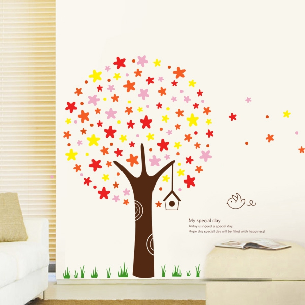 My Special Day Star Tree Wall Sticker