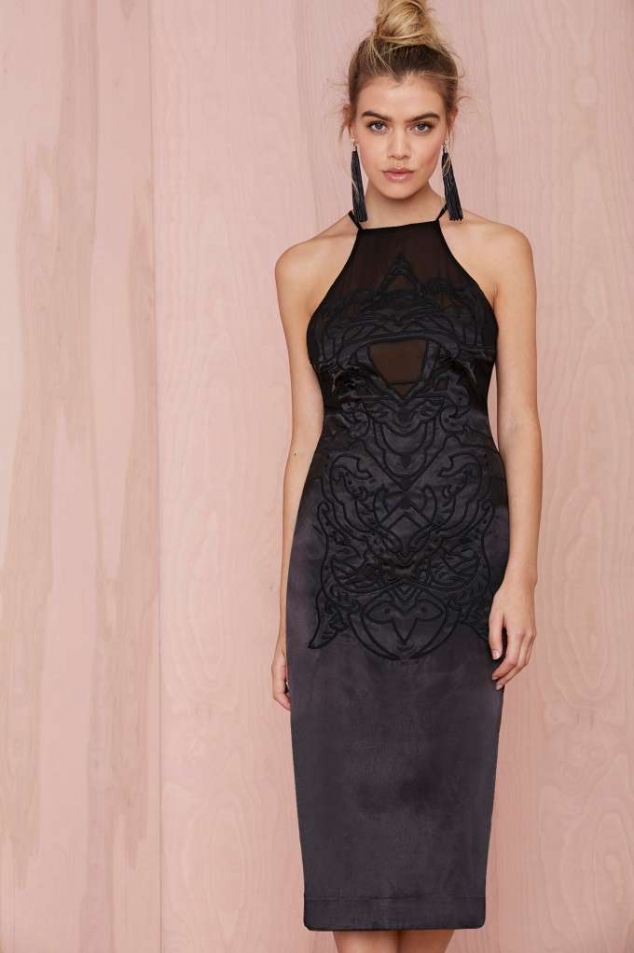 Nasty Gal Collection Hold Tight Embroidered Dress