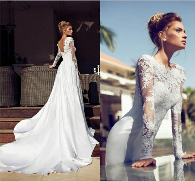 New Sexy Wedding Dress Bridal Gown Lace