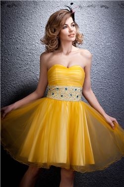 New-Style A-line Mini Strapless Miriama s Cocktail/Prom 