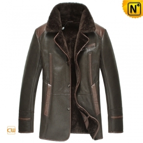 New York Style Shearling Fur Leather Coat CW877238