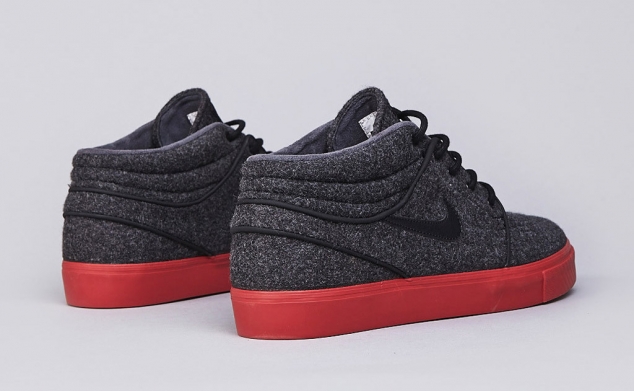 Nike SB Stefan Janoski Mid Black - Image 2