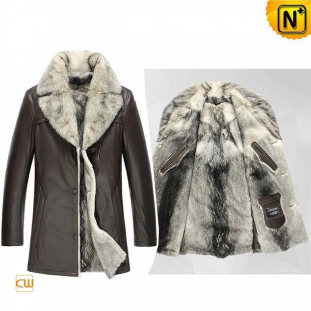 North Island Mens Sheepskin Fur Coat CWMALLS