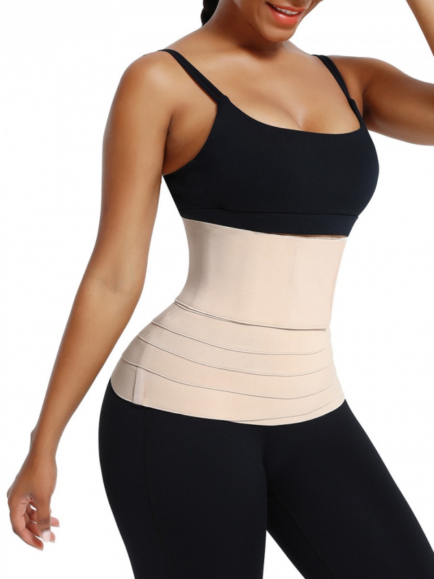  Nude Skin-Friendly Waist Control Wrap Slimmer Body Shapewear - Image 2
