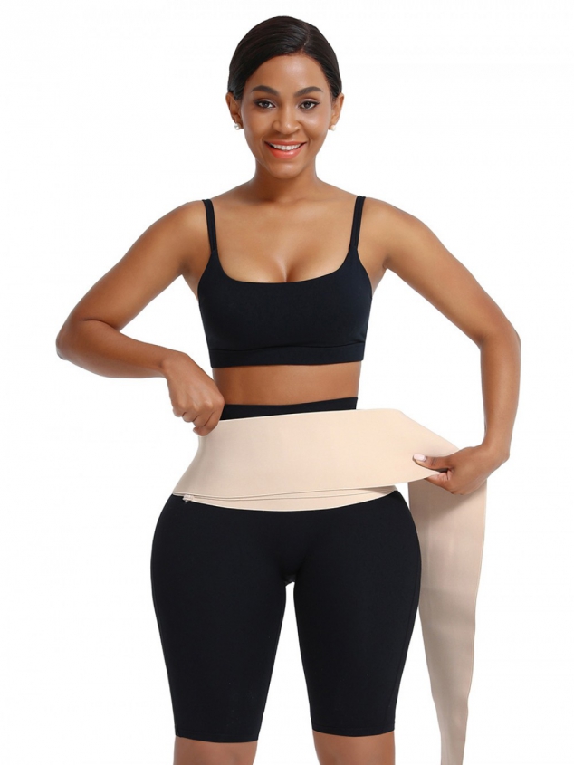  Nude Skin-Friendly Waist Control Wrap Slimmer Body Shapewear - Image 3