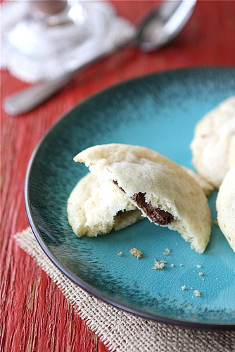Nutella & Sea Salt Stuffed Sugar Cookie Recipe