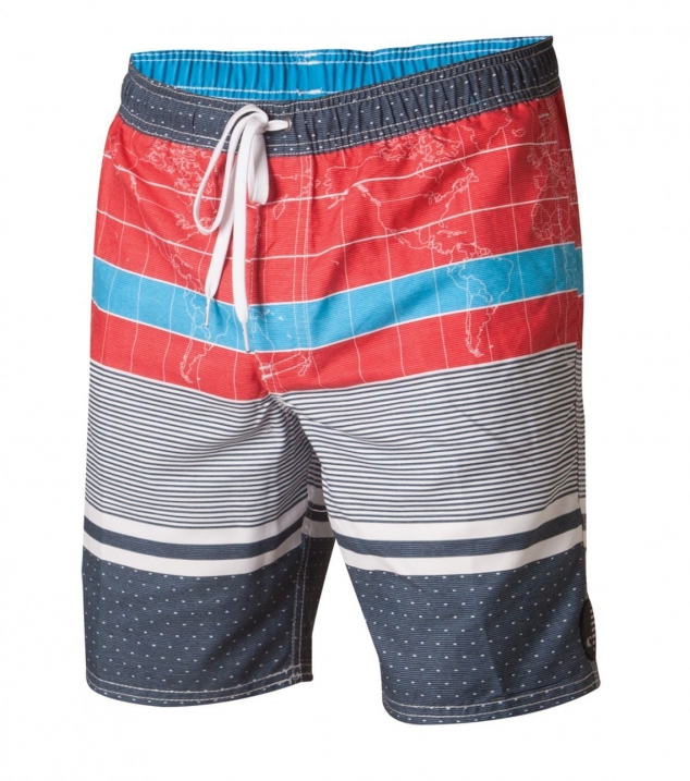 O'Neill Cartographer Red White Blue Boardshorts