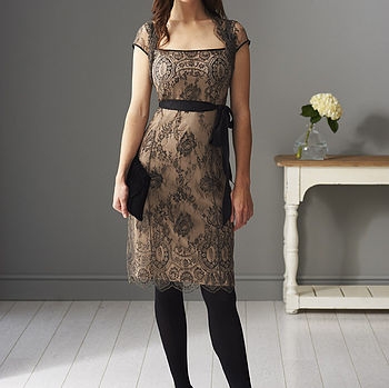 Olivia Lace Dress > Soft Black by NANCY MAC