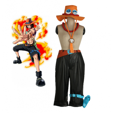One piece Portgas·D· Ace Outfits Cosplay Costume