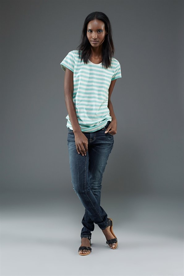 Pam Stripe Jersey Shirt