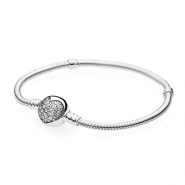 PANDORA Moments Sparkling Heart Bracelet - Image 2