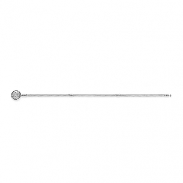 PANDORA Moments Sparkling Heart Bracelet - Image 3