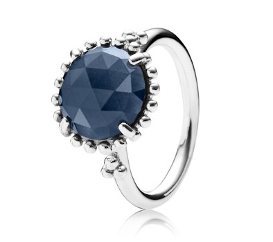 Pandora Shining Midnight Crystal Ring 