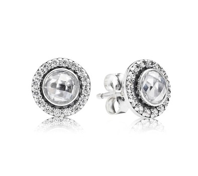 Pandora Statement Sparkling Stud Earrings