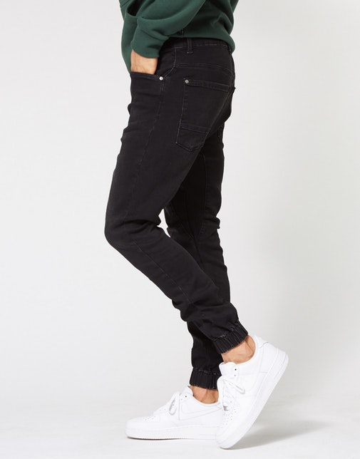 Park Washed Pursuit Jogger Jeans Black - Image 2